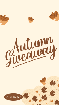 Autumn Season Giveaway Facebook Story Design