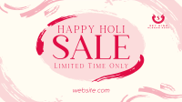 Brush Holi Festival Sale Facebook event cover Image Preview