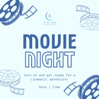 Movie Film Night Instagram Post Image Preview