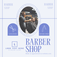 Rustic Barber Shop Instagram post Image Preview