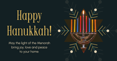 Lighting of the Menorah Facebook ad Image Preview