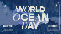 Y2K Ocean Day Facebook Event Cover Design