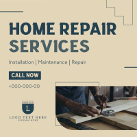 Simple Home Repair Service Instagram Post Design