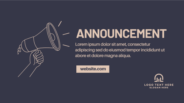 Important Announcement Facebook Event Cover Design Image Preview