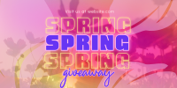 Exclusive Spring Giveaway Twitter Post Design