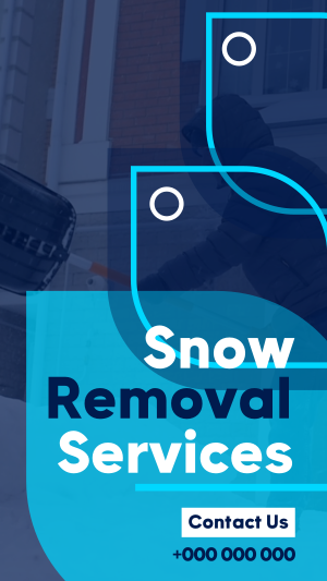 Simple Snow Removal Facebook story Image Preview