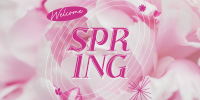 Floral Welcome Spring Twitter post Image Preview