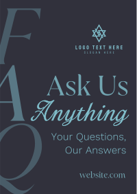 Agnostic FAQ Flyer Design