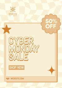 Cute Cyber Deals Flyer Image Preview