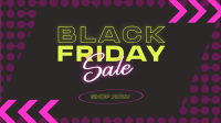 Black Friday Sale Promo  Facebook Event Cover Image Preview