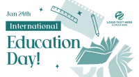 International Education Day Animation Design