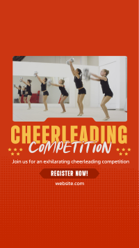 Cheerleading  Competition Details TikTok Video Design