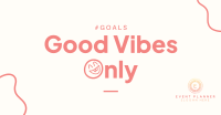 Good Vibes Only Facebook Ad Design
