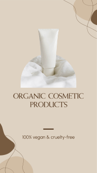 Organic Cosmetic Instagram story Image Preview