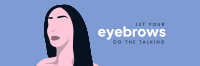 Expressive Eyebrows Twitter Header Image Preview