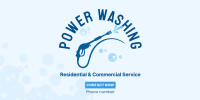 Pressure Washer Services Twitter Post Design