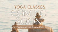 Yoga Classes Coming Facebook Event Cover Design
