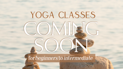Yoga Classes Coming Facebook event cover Image Preview