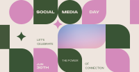 Social Media Day Modern Facebook Ad Design