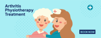 Elderly Physiotherapy Treatment Facebook Cover Design