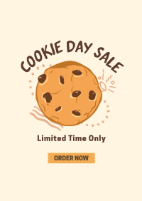 Chunky Crunchy Cookie Poster Design