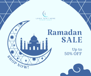 Ramadan Moon Discount Facebook post Image Preview