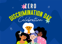 Zero Discrimination for Women Postcard Image Preview