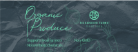 Organic Produce Facebook Cover Image Preview