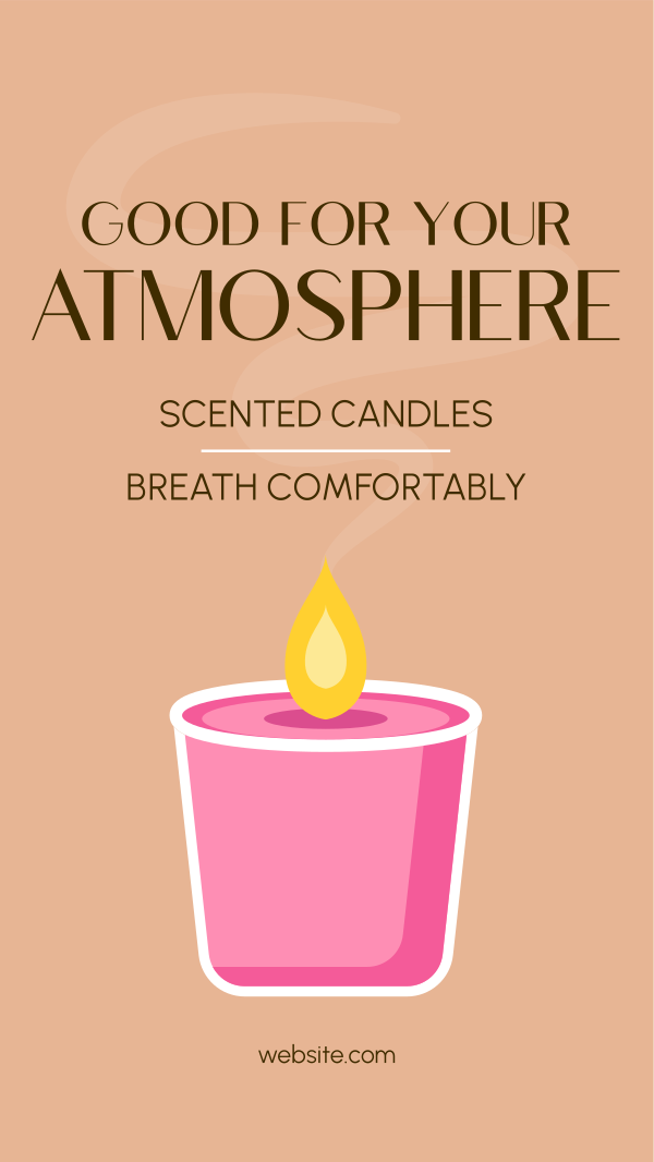 Scented  Candles Instagram Story Design Image Preview