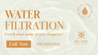Water Filter Business Facebook Event Cover Image Preview