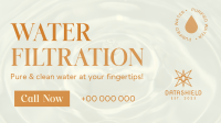 Water Filter Business Facebook Event Cover Image Preview