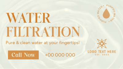 Water Filter Business Facebook event cover Image Preview