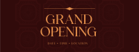 Vintage Grand Opening Facebook cover Image Preview
