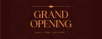 Vintage Grand Opening Facebook cover Image Preview