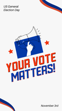 Your Vote Matters Instagram reel Image Preview