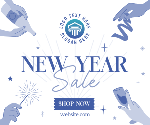 New Year Sale Facebook post Image Preview