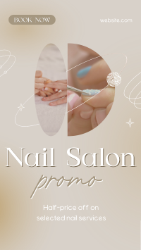 Elegant Nail Salon Services Instagram Reel Preview