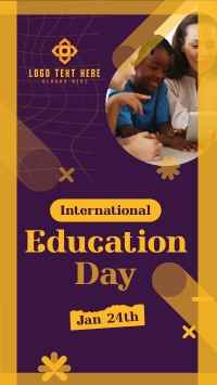 Happy Education Day  Instagram Story Design