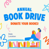 Donate A Book Instagram post Image Preview