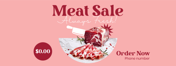 Local Meat Store Facebook Cover Design Image Preview