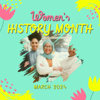Women History Month Instagram Post Design