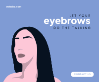 Expressive Eyebrows Facebook post Image Preview