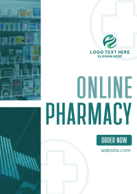 Online Pharmacy Business Poster Design