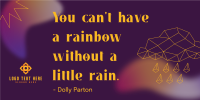 Little Rain Quote Twitter post Image Preview
