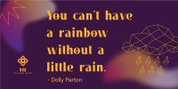 Little Rain Quote Twitter Post Image Preview