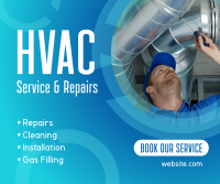 HVAC Technician Facebook Post Design