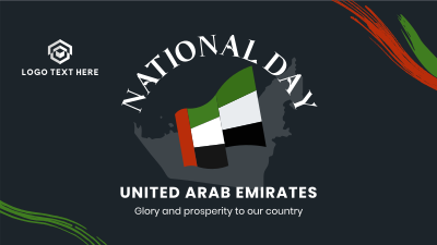 National UAE Flag Facebook event cover Image Preview