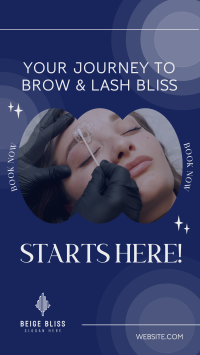 Lash Bliss Journey TikTok Video Image Preview