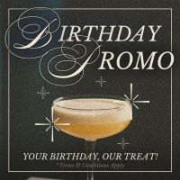 Rustic Birthday Promo Instagram Post Design