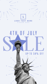 4th of July Sale YouTube short Image Preview